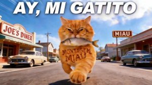 ОФИЦИАЛЬНЫЙ КЛИП АЙ МИА ГАТИТО! СУБТИТРЫ СЛОВА! МУЗЫКА ПРО КОТИКА РЕАКЦИЯ