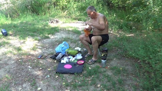 №222. Типовое утро моего походного дня, 8 августа.