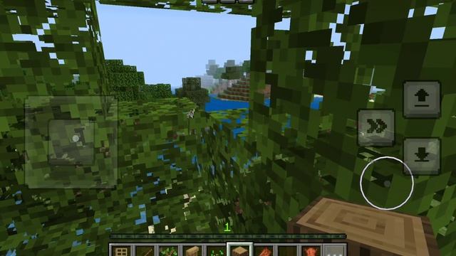 Строим дома в деревьях Майнкрафта пробная часть. 🏗️🏠