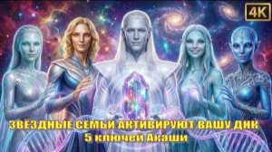 ✨ ЗВЁЗДНЫЕ СЕМЬИ АКТИВИРУЮТ ВАШУ ДНК | 5 ключей Акаши ✨