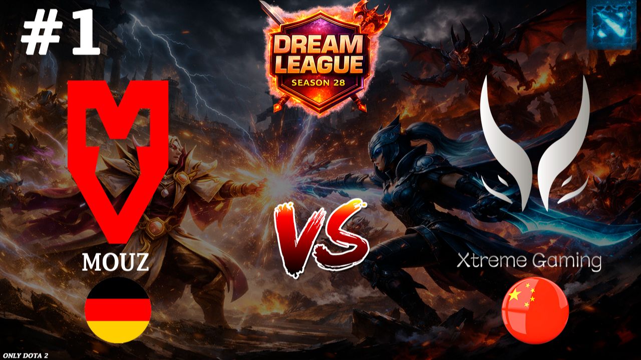 КОРОЛЕВСКАЯ УРСА ОТ АМЕ | Mouz vs Xtreme Gaming #1 (BO3) DL S28 смотреть онлайн