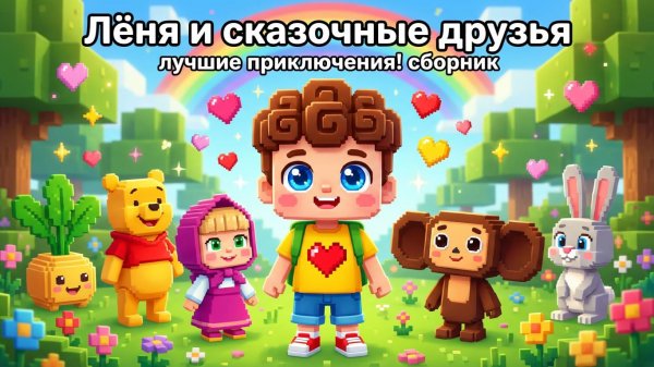 Лёня и сказочные друзья — лучшие приключения! Сборник мультиков