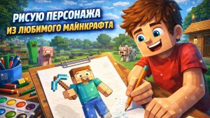 РИСУЮ ПЕРСОНАЖА ИЗ ЛЮБИМОЙ ИГРЫ