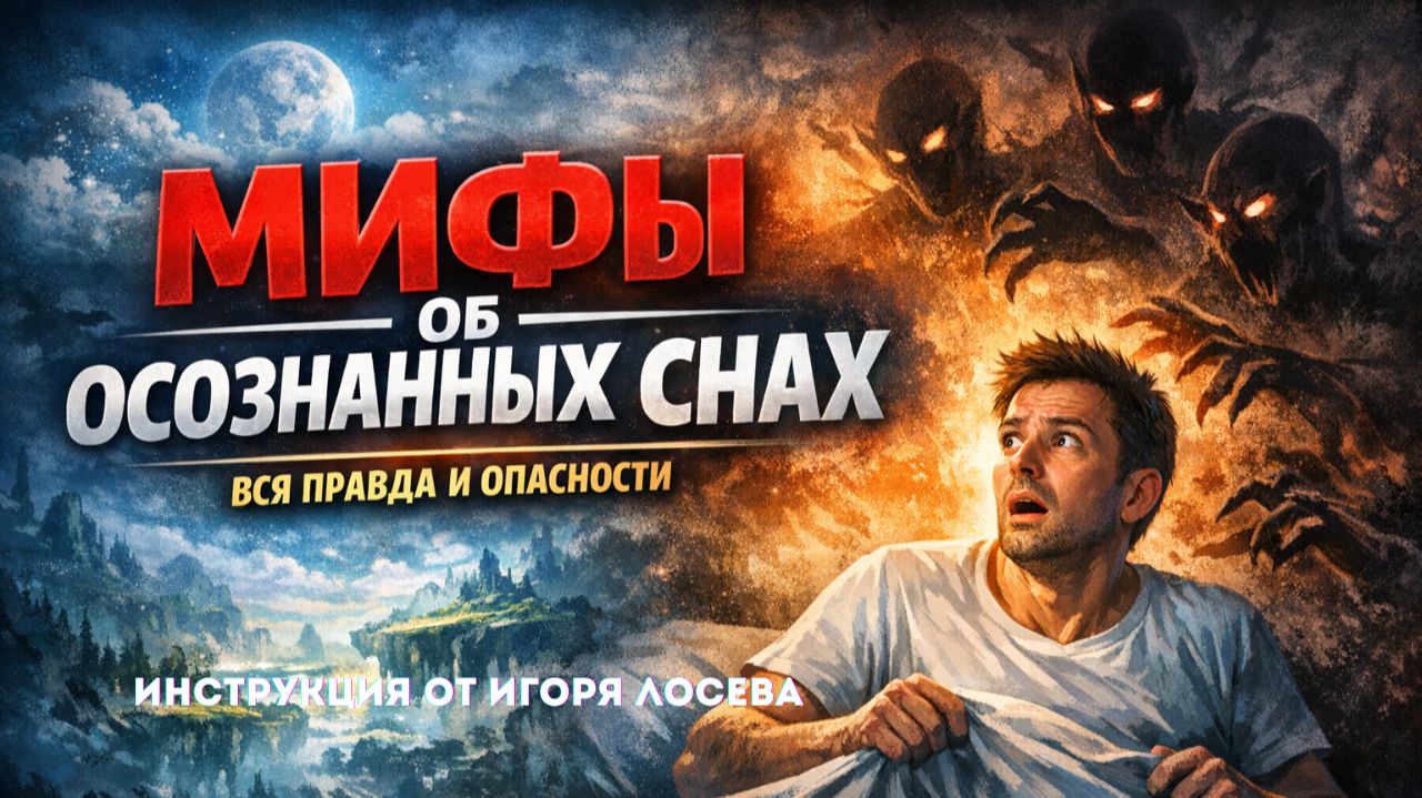 Мифы об осознанных снах. Вся правда и реальные опасности – Игорь Лосев лекция 2