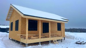 Крутая Баня или ДОМ своими руками 6х9 СУПЕР БЫСТРО!!