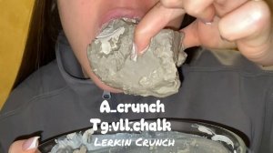 Мокрый мел Безе/Паста из Глины Гульбото 🩵 
/ASMR/Сочный хруст/