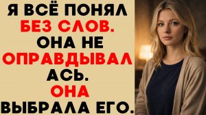 ОНА НЕ ОПРАВДЫВАЛАСЬ, ОНА ВЫБРАЛА ЕГО....