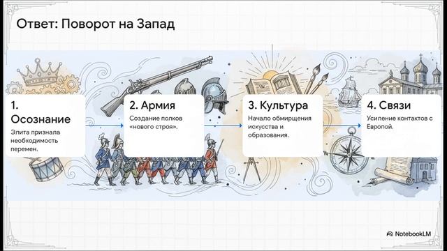 История России 7 класс Заключение краткий пересказ