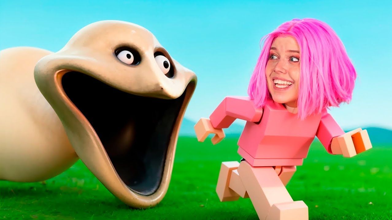 НЕ ДАЙ СЕБЯ СЪЕСТЬ HUNGRY WORM! 😱 смотреть онлайн