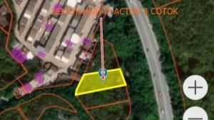 Обхор земельного участка на продажу в Ялте, р-н ГСК