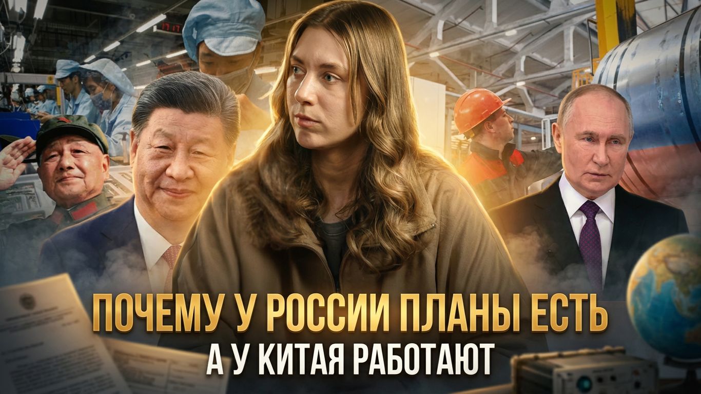 ПОЧЕМУ У РОССИИ ПЛАНЫ ЕСТЬ, А У КИТАЯ РАБОТАЮТ | Катерина Кирбирева смотреть онлайн