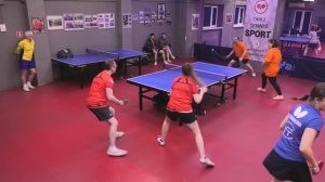 I ф. Минин/Шамахова (1288) - Чирков/Нельсон (1382) 08.02 Парный МИКСТ настольный теннис