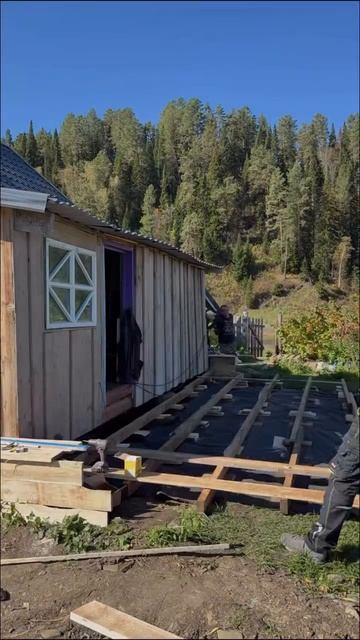 Реконструкция дома из дерева