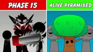 sprunki phase 15 (не оригинал) но они выжили пирониксер