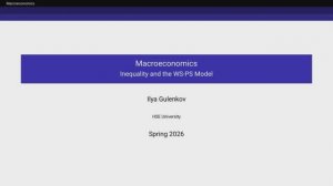 2.5. Inequality in the WS-PS Model