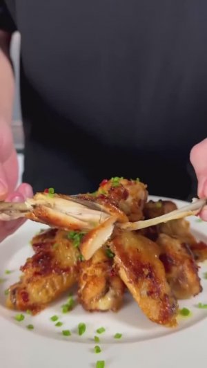 Румяные куриные крылышки на ужин 😍