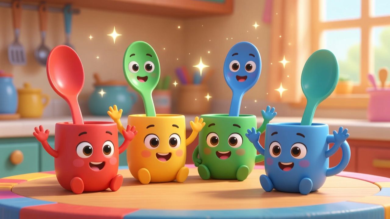 Цветные стаканы покидают кухню | Мультики для детей | МУЛЬТЯХА ТВ