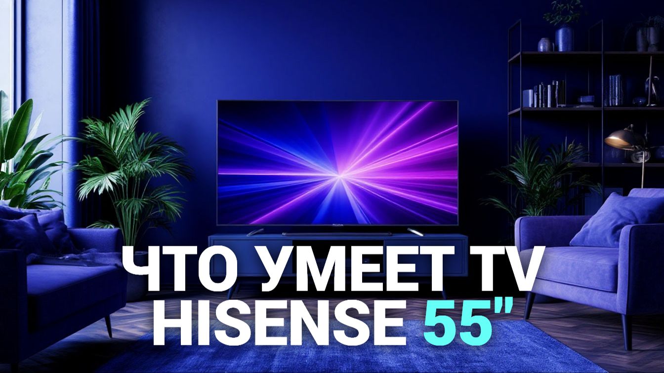 Телевизор Hisense 55E7NQ PRO — баланс качества изображения и игровых функций
