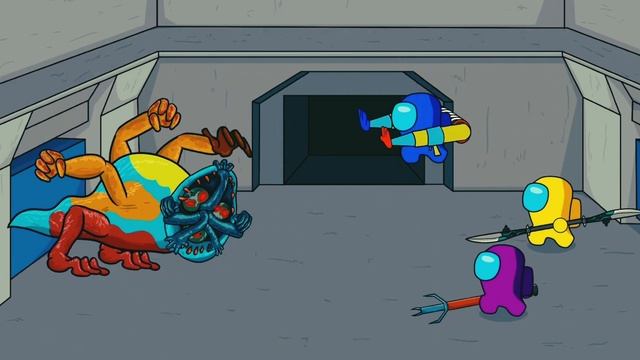 Импостор против АМОГУСОВ и СПРУНКИ в новой БИТВЕ смотреть онлайн