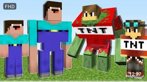 НУБ МУТАНТ ПРОТИВ ГРИФЕР МУТАНТ В МАЙНКРАФТ ! НУБИК В ГОРОДЕ И ТРОЛЛИНГ ЛОВУШКА В MINECRAFT Дак Плей