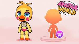 ДЕЛАЕМ ЧИКУ ИЗ FNAF В АВАТАР ВОРЛД! ФНАФ В СТИЛЕ AVATAR WORLD РЕАКЦИЯ
