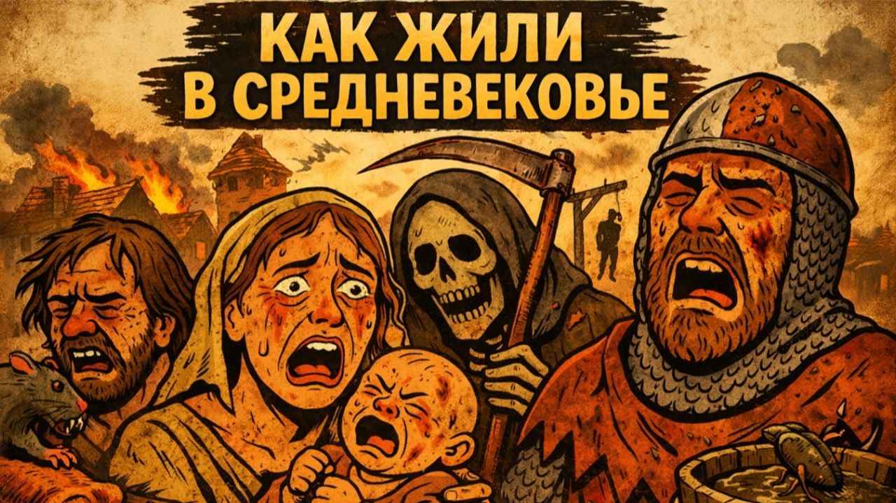 Как На Самом Деле Жили в Средневековье | Лекция Для Сна 2,5 часа. Слушай и Засыпай смотреть онлайн
