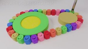 ИГРАЕМ С ЦВЕТНЫМ КИНЕТИЧЕСКИМ ПЕСКОМ И СЛАЙМОМ АСМР ВИДЕО МУЛЬТИКИ ДЛЯ ДЕТЕЙ КАНАЛ ИГРАЛКИ-ЗАЛИПАЛКИ
