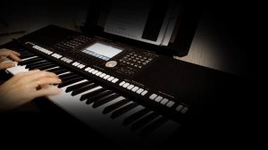 Видео. Спят курганы тёмные. Исп. На синтезаторе.