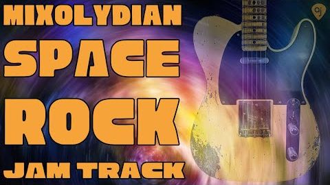 🎸 Mixolydian Space Rock Jam Track ｜ Guitar Backing Track (E Mixolydian)