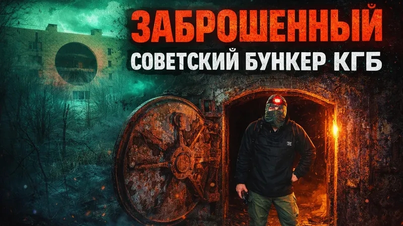Заброшенный советский бункер КГБ