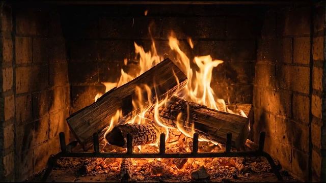 КАМИН 4К 🔥 FIREPLACE 4K | Звуки камина и Треск огня смотреть онлайн