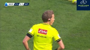 Аталанта - Наполи. Обзор матча.  Италия, тур 26