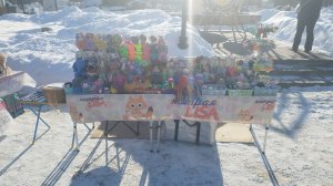 Ярмарка на Масленицу, народу море, продажи супер