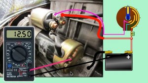 Поиск неисправностей стартера Анимация фотографии схема
