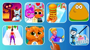 🌈SPRUNKI & Draw Puzzle & Burger Master & Twerk & Bubbu & Pou