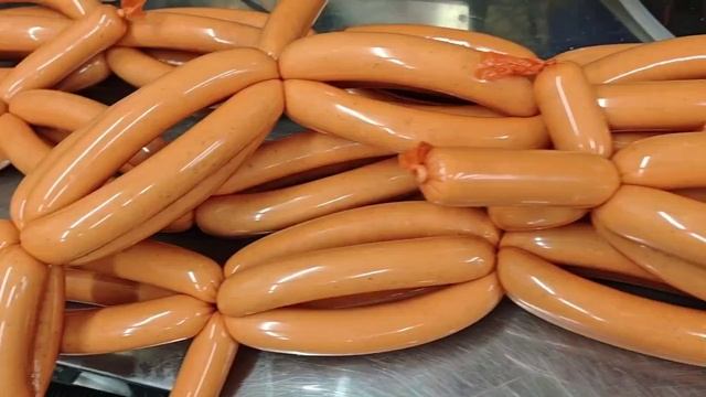 Готовим молочные сосиски из курочки! Куриные сосиски! Молочные сосиски!