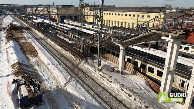 #перерва #люблинскийпарк Строительство новой станции Перерва