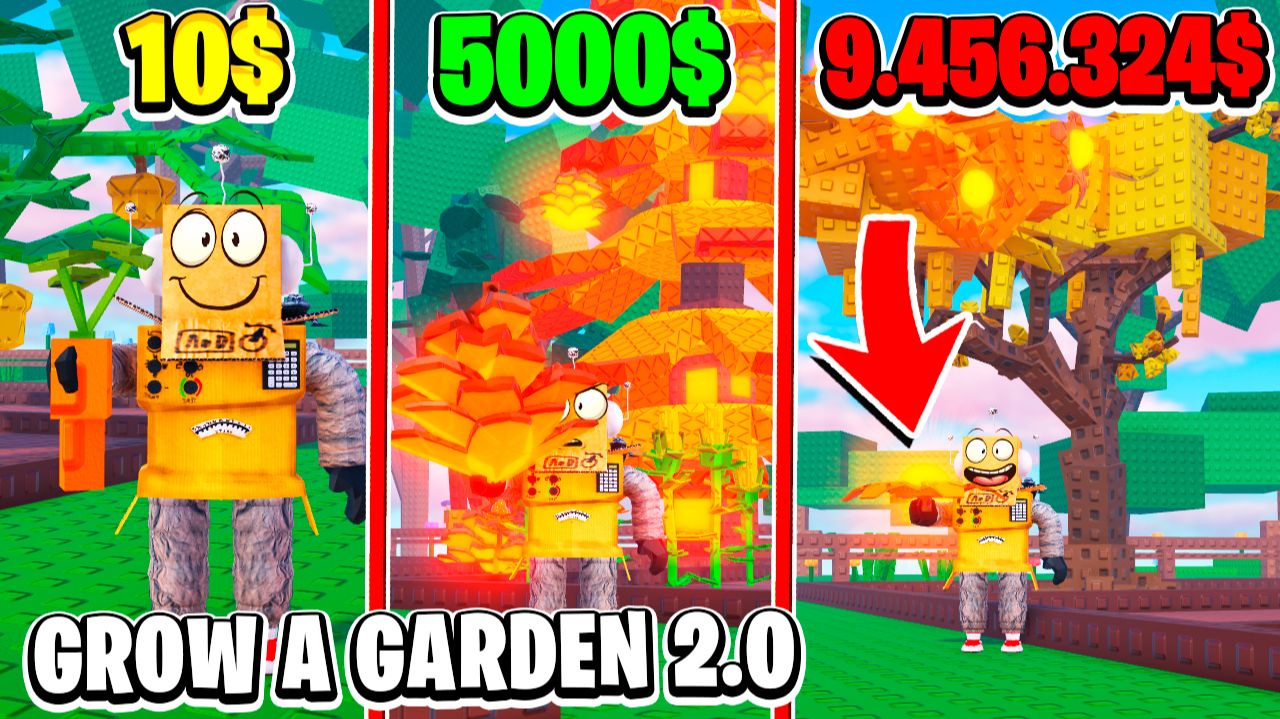 Я ВЫРАСТИЛ КАЖДОЕ РАСТЕНИЕ в Grow a Garden 2! НОВЫЙ ВЫРАСТИ САД GARDEN HORIZON Roblox смотреть онлайн