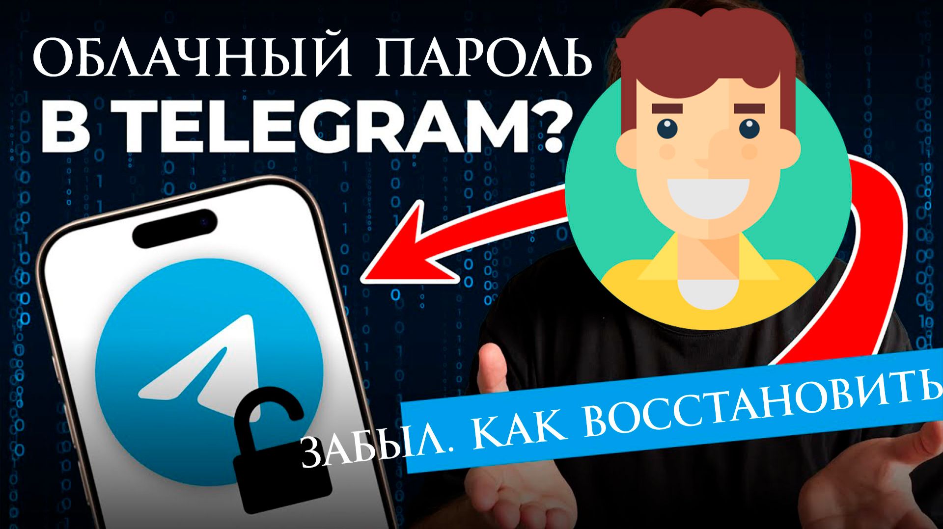 Забыли Облачный пароль в Telegram Как Восстановить