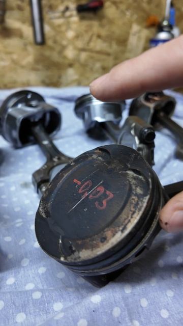 Поршень 100км и 100.000км оригинал и аналог