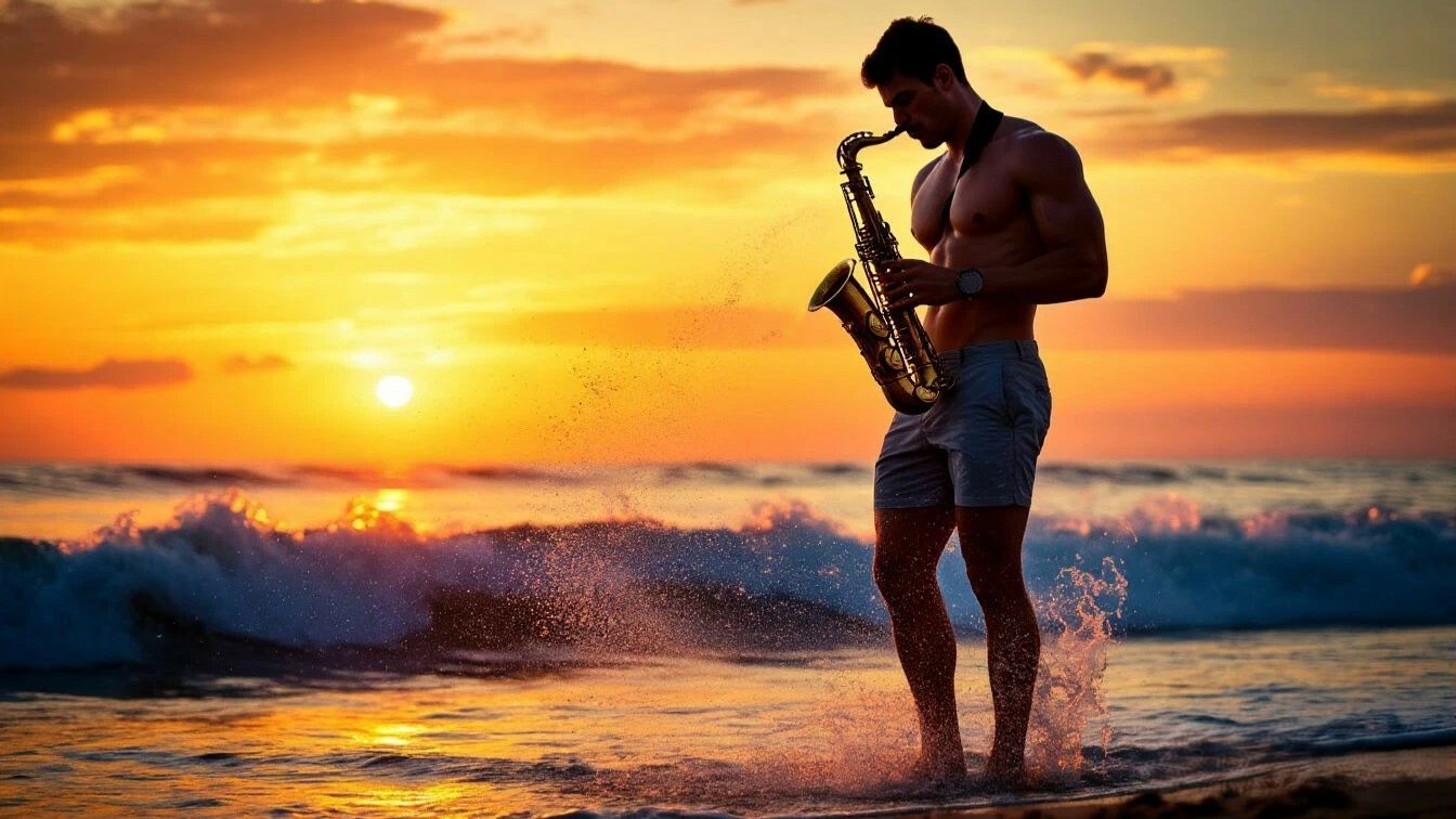 Саксофон и МОРЕ🎷Красивая музыка для души И ВИДЕО МОРЯ смотреть онлайн