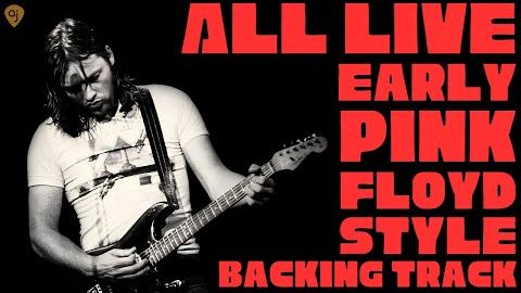 ALL LIVE Pink Floyd Style Jam Track ｜ Guitar Backing Track (C# Minor)