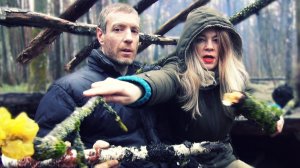 Зимний поход. Готовка на костре. Дегустируем сырые грибы!