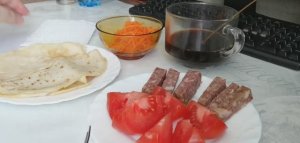 Завтрак на 486 ккал, белки 18, жиры 26, углеводы 49