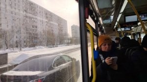 поездка на автобусе ЛиАЗ 5292 борт 190900, по маршруту 652