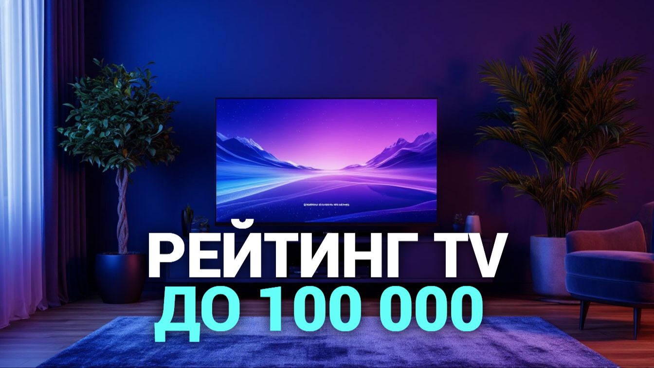 ТОП‑5 телевизоров до 100 000 рублей: выбираем лучший в 2026 году