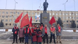 Автопробег россошанских коммунистов 23 февраля 2026 г.