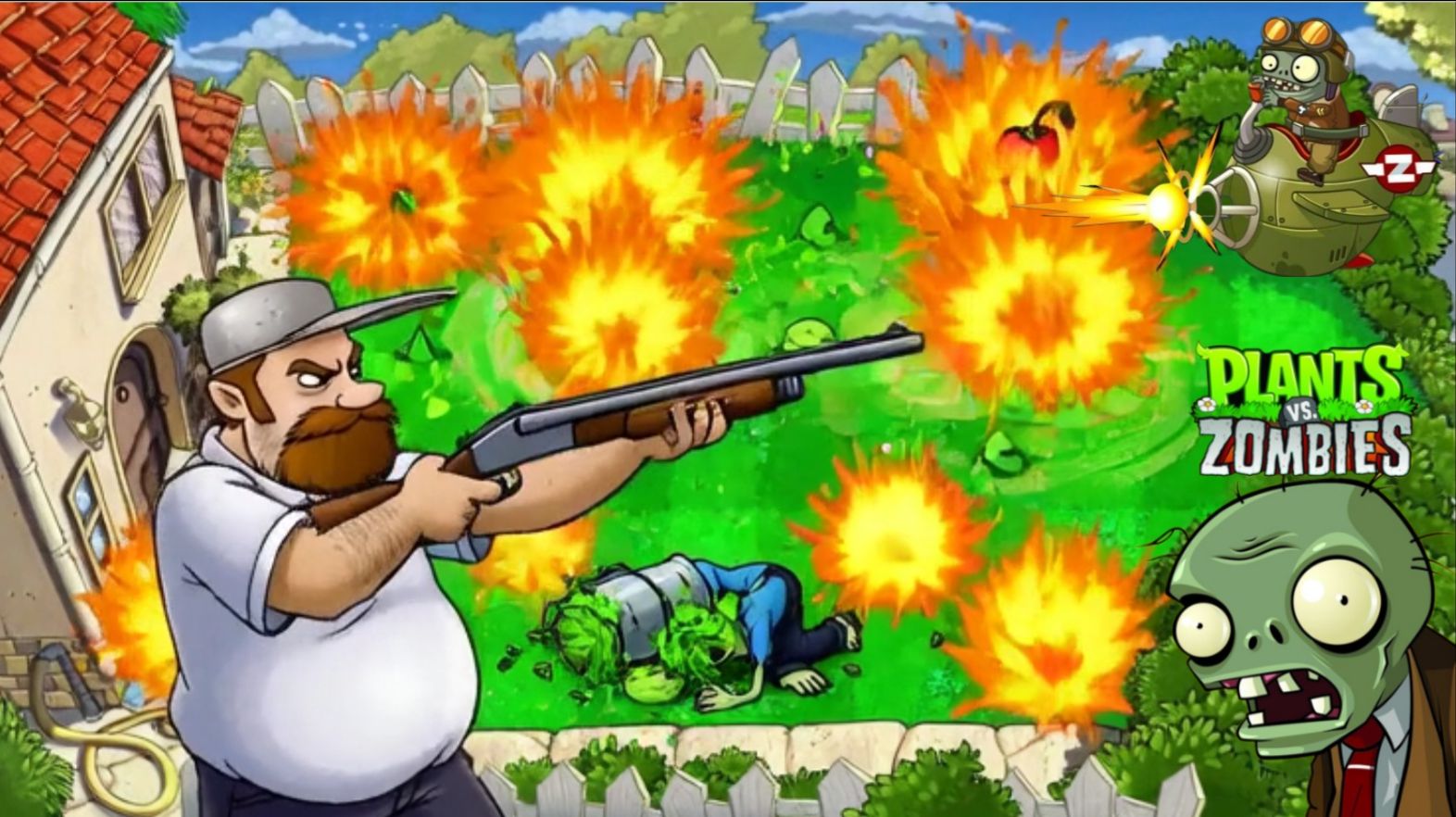 Зомби против растений! Plants vs Zombies ПвЗ PvZ Растения против Зомби смотреть онлайн