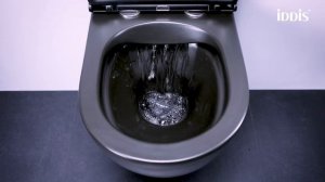 Унитаз подвесной IDDIS Blanco BLAR3BMi25 безободковый, с сиденьем микролифт, черный матовый