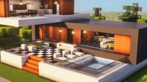 КРАСИВЫЙ СОВРЕМЕННЫЙ ДОМ, который легко повторить в Minecraft